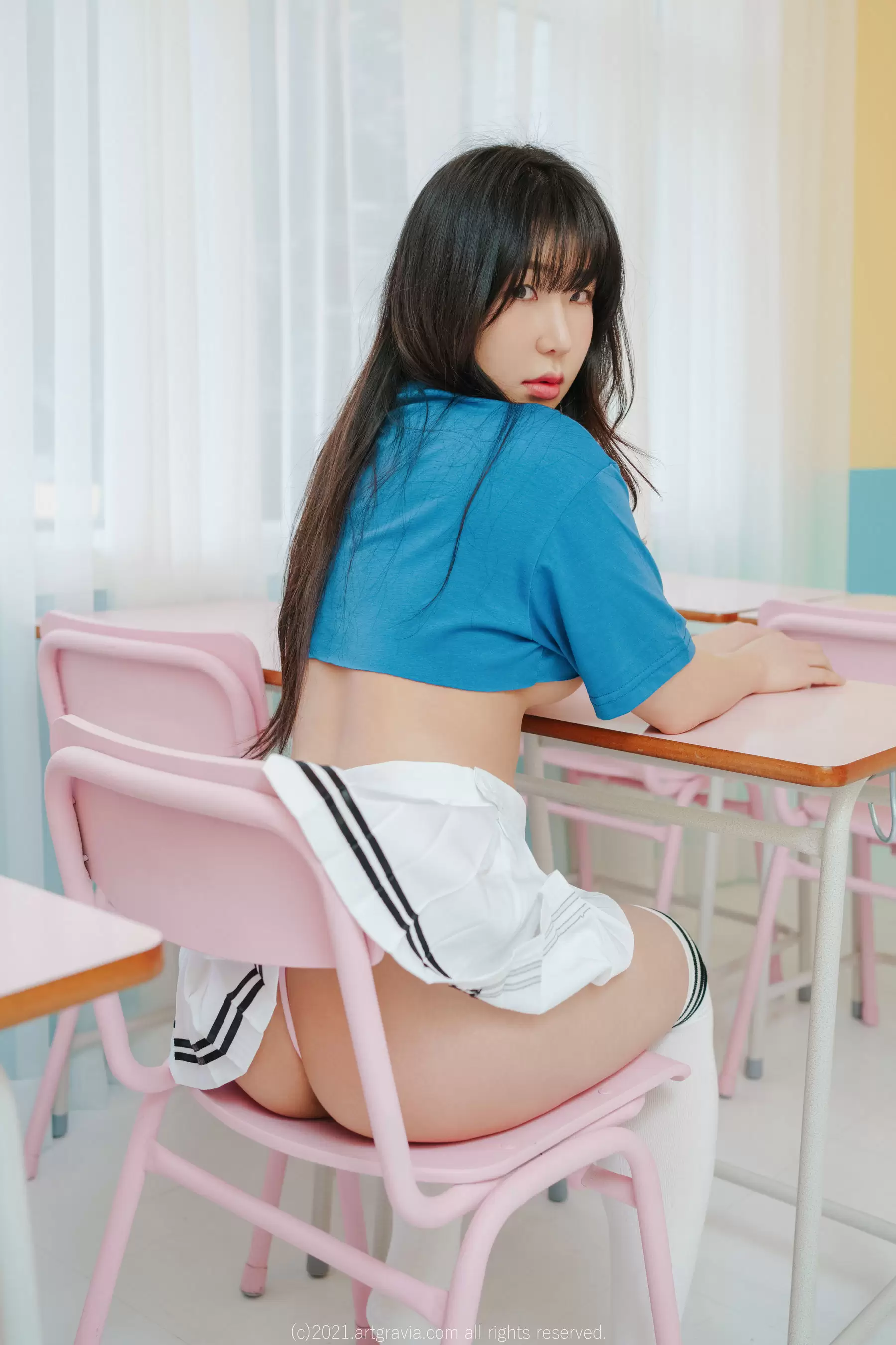 [ARTGRAVIA] VOL.255 Eenngyo – 情趣学生制服诱惑 [76P] - 秀人网免费无水印在线套图写真