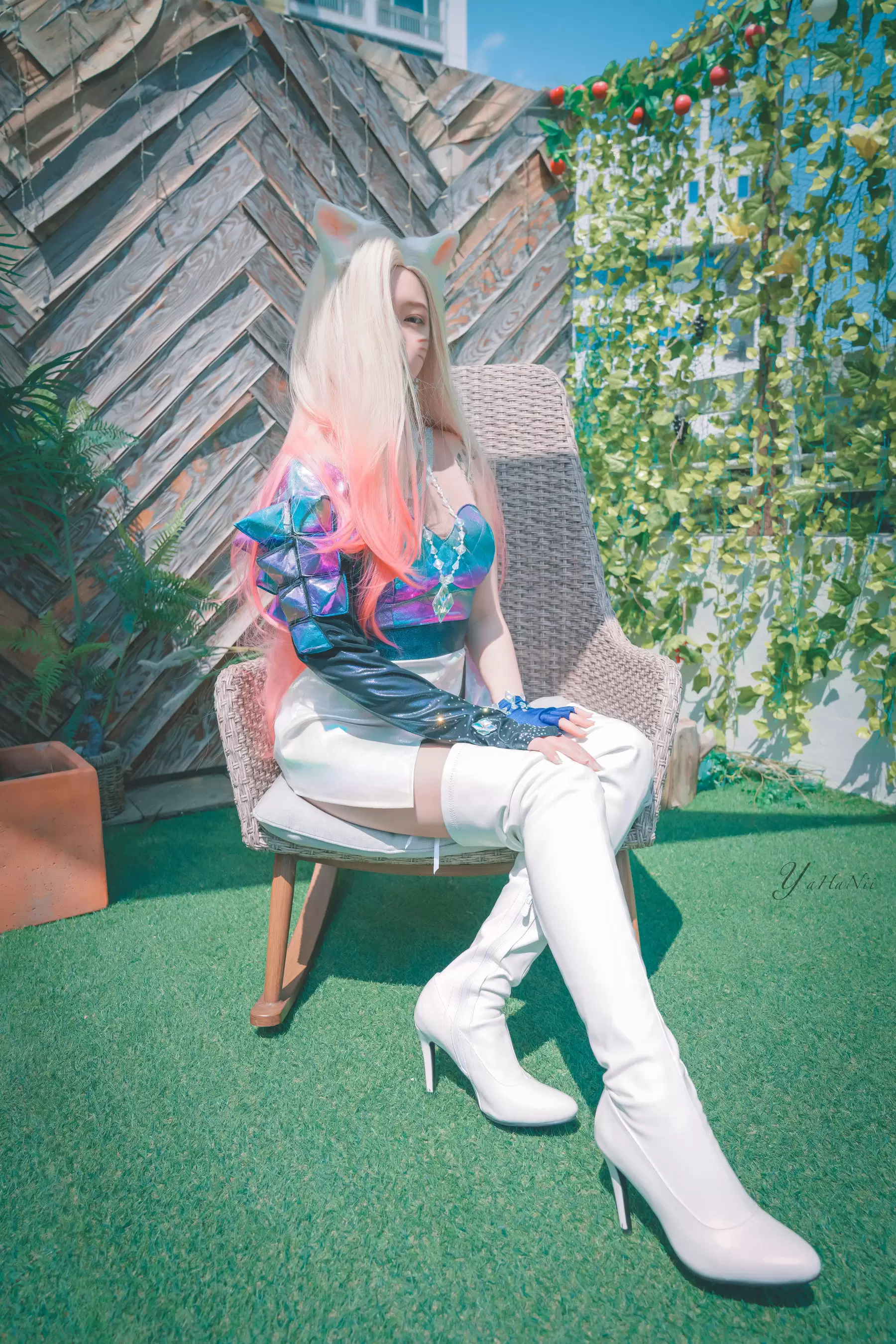 [YAHANII] Mi Ru – KDA Ahri [113P] - 秀人网免费无水印在线套图写真