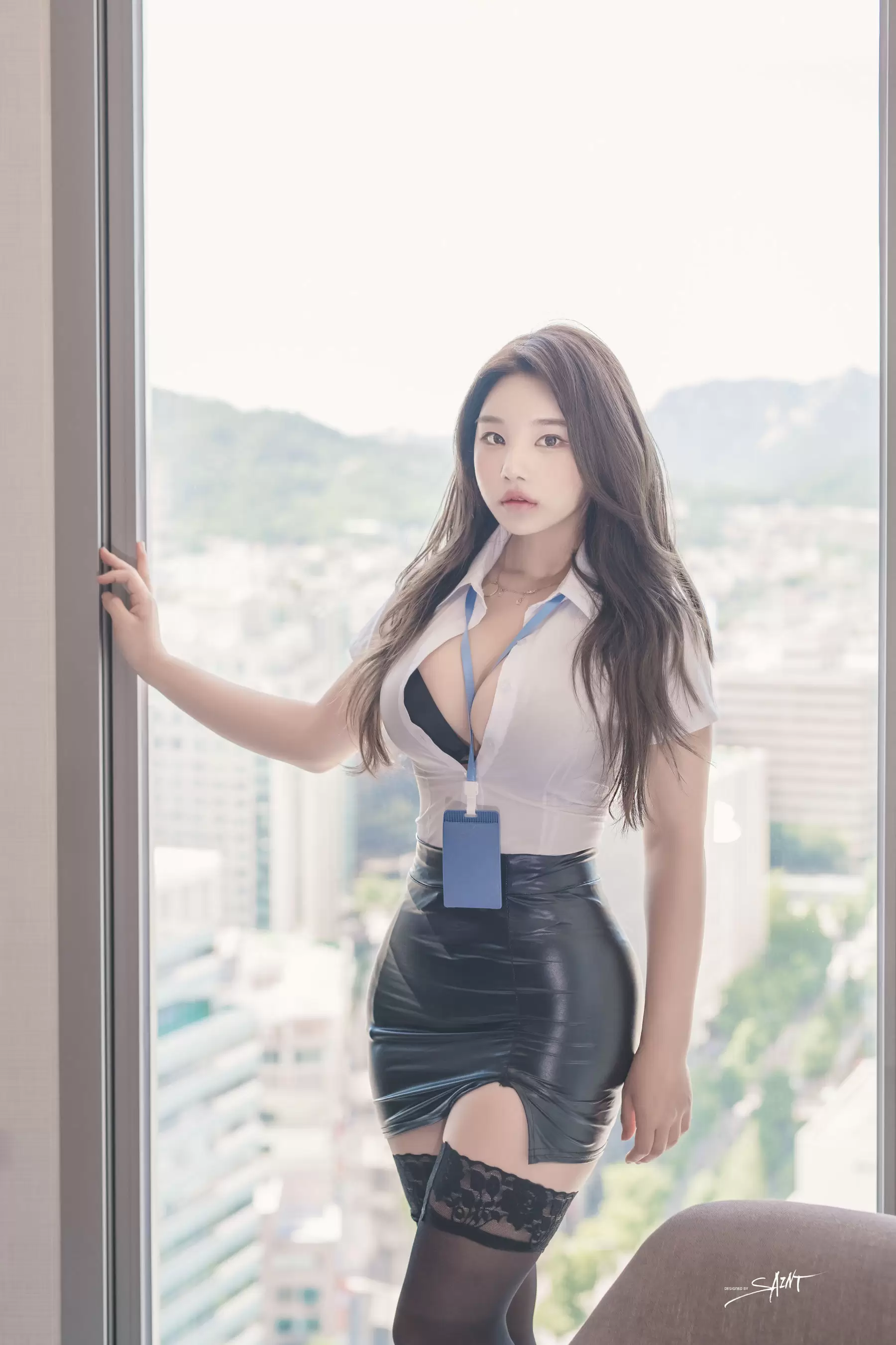 [saintphotolife] Zzyuri – Office Returns [65P] - 秀人网免费无水印在线套图写真