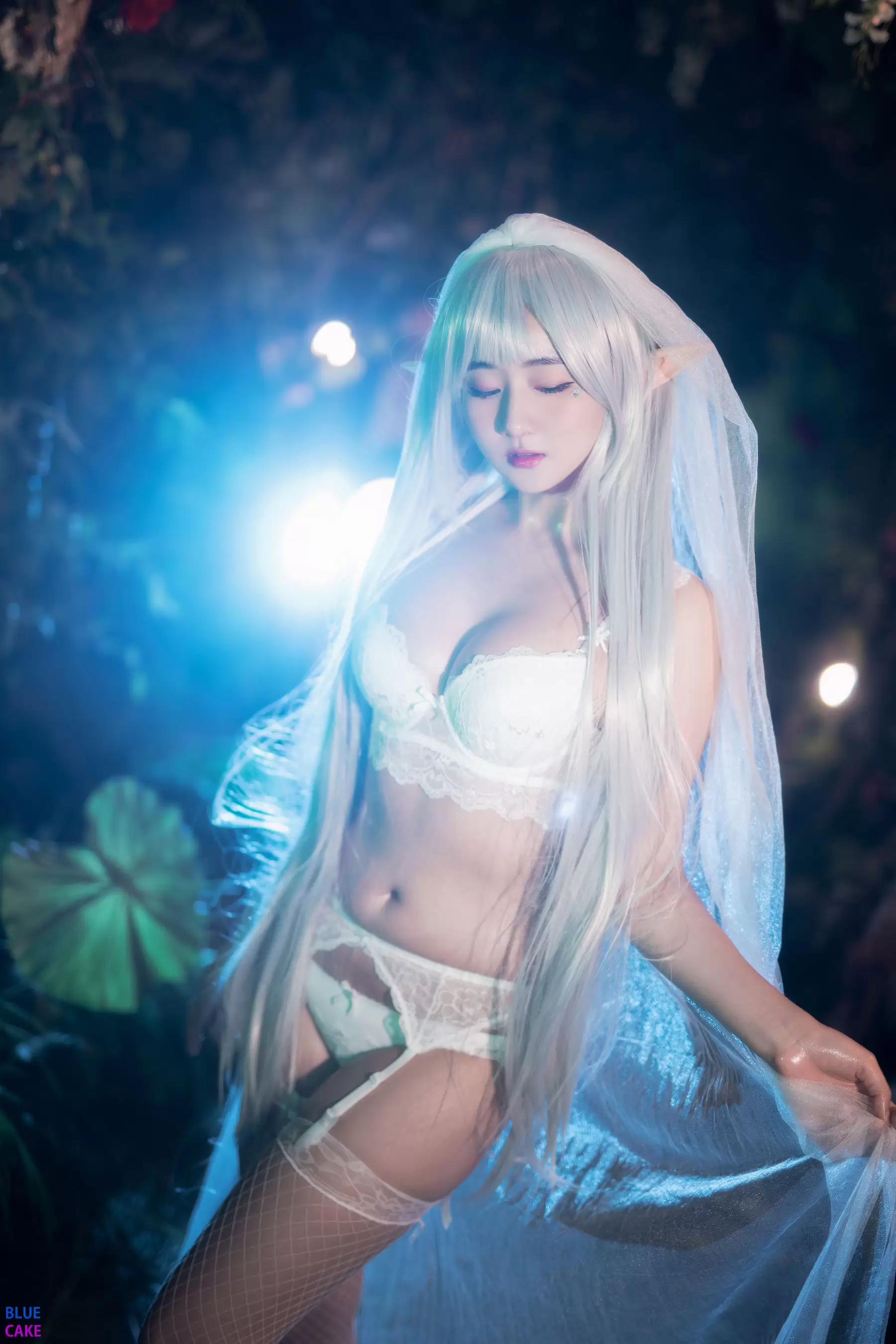 [BLUECAKE] Jina – Sun Elf & Moon Elf [114P] - 秀人网免费无水印在线套图写真