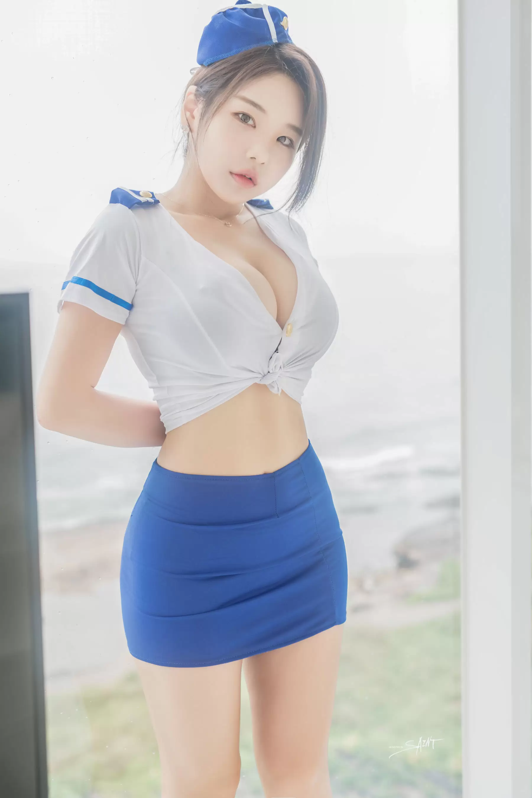 saintphotolife Zzyuri – Vol.14 Blue Marine [61P] - 秀人网免费无水印在线套图写真