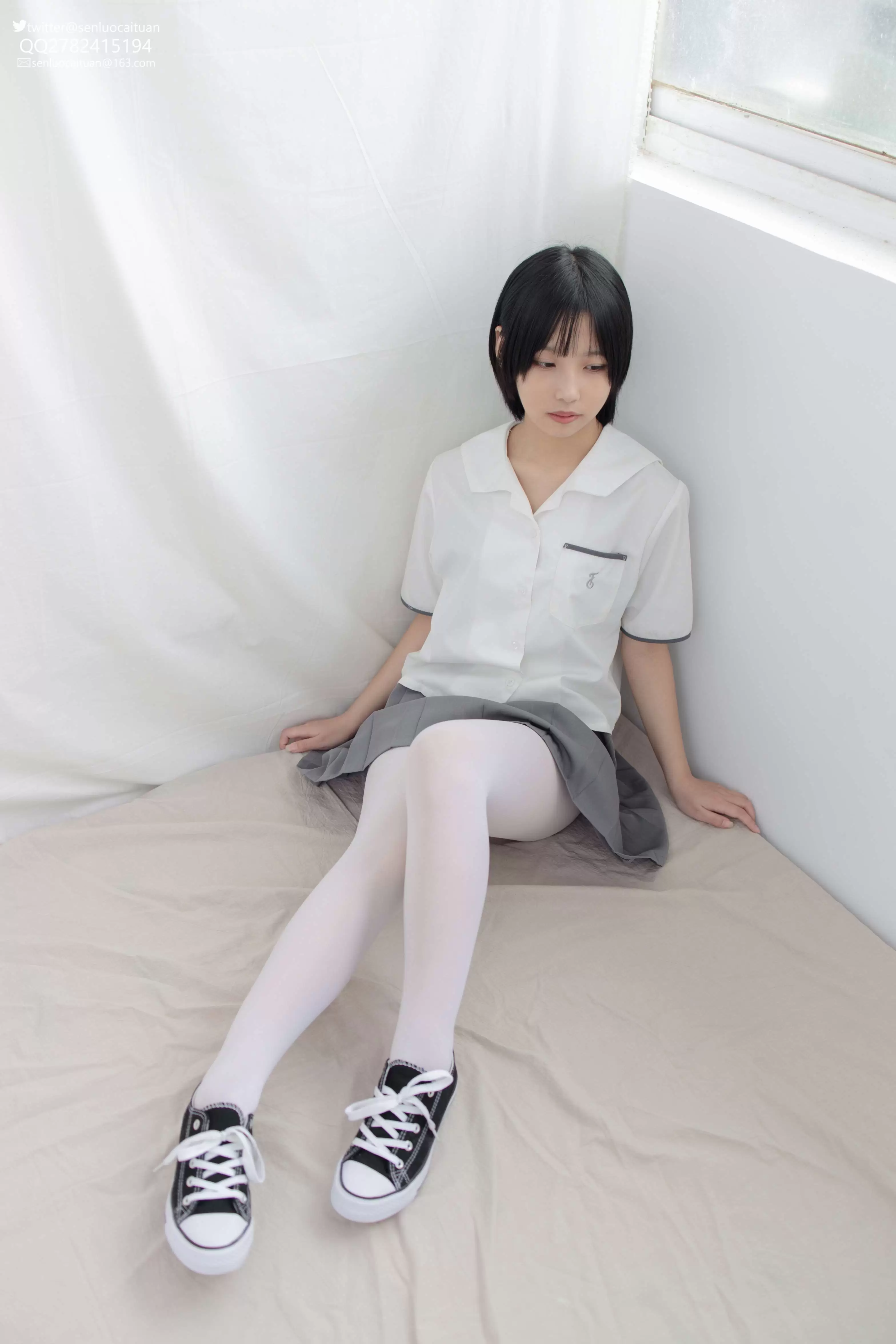 GG-003 希晨 JK制服 [96P1V-2.54GB] - 秀人网免费无水印在线套图写真