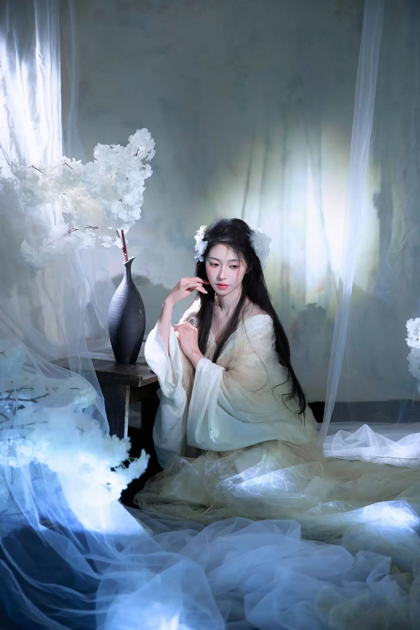 粉面姑娘 – 《梨花白》[14P] - 秀人网免费无水印在线套图写真