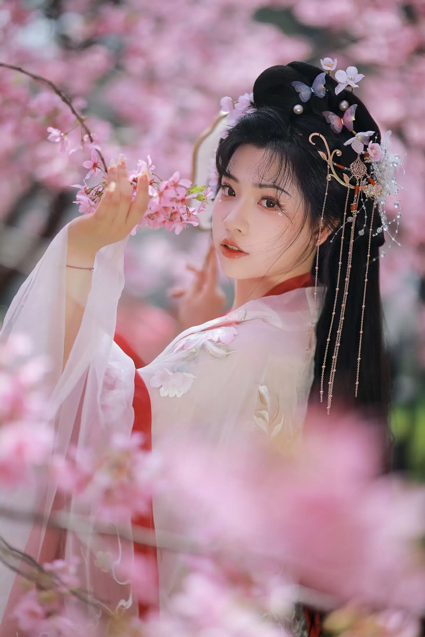 阿冥 – 《樱花仙子》[15P] - 秀人网免费无水印在线套图写真