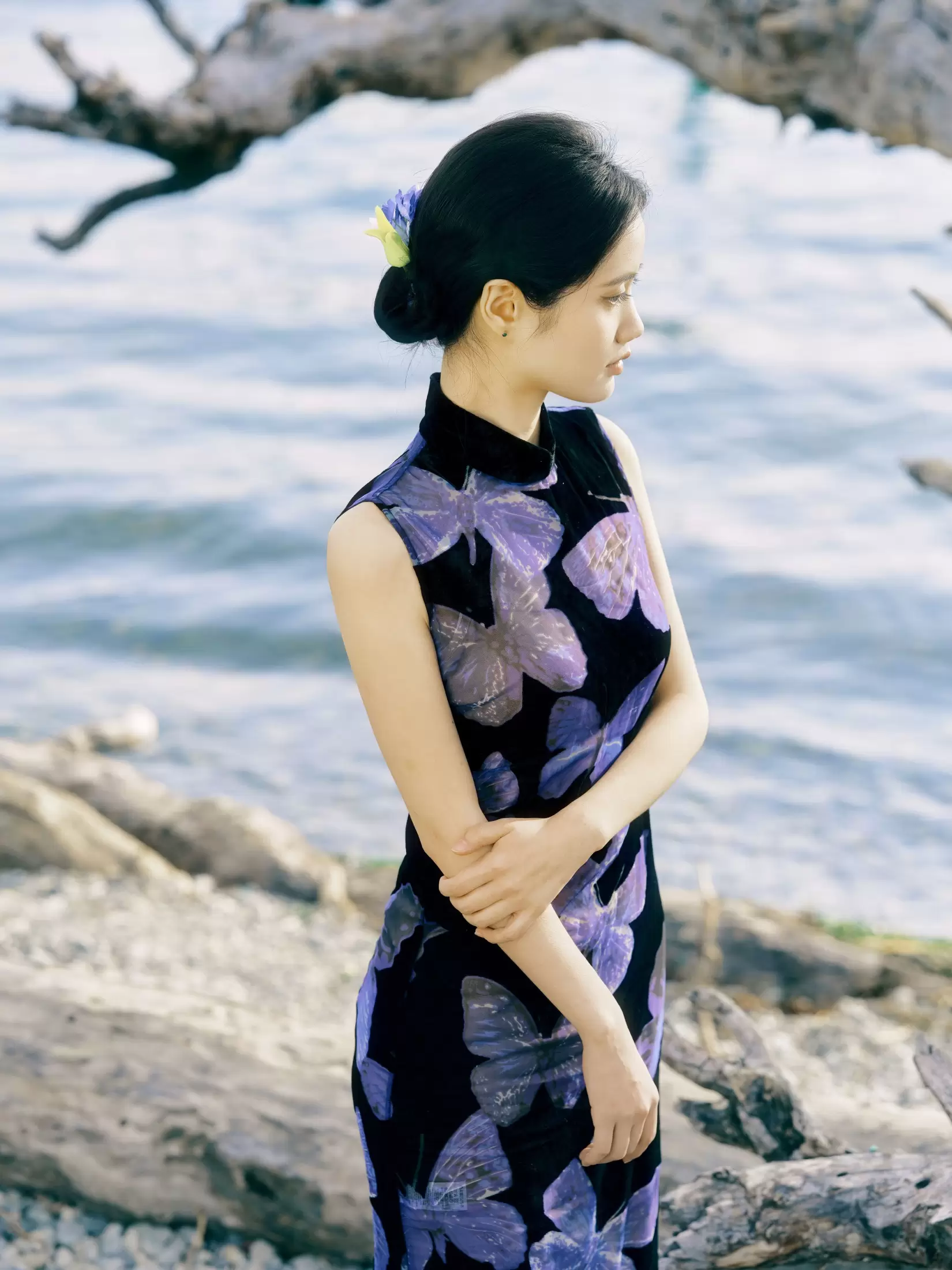 橘小桃 – 《蓝》[28P] - 秀人网免费无水印在线套图写真