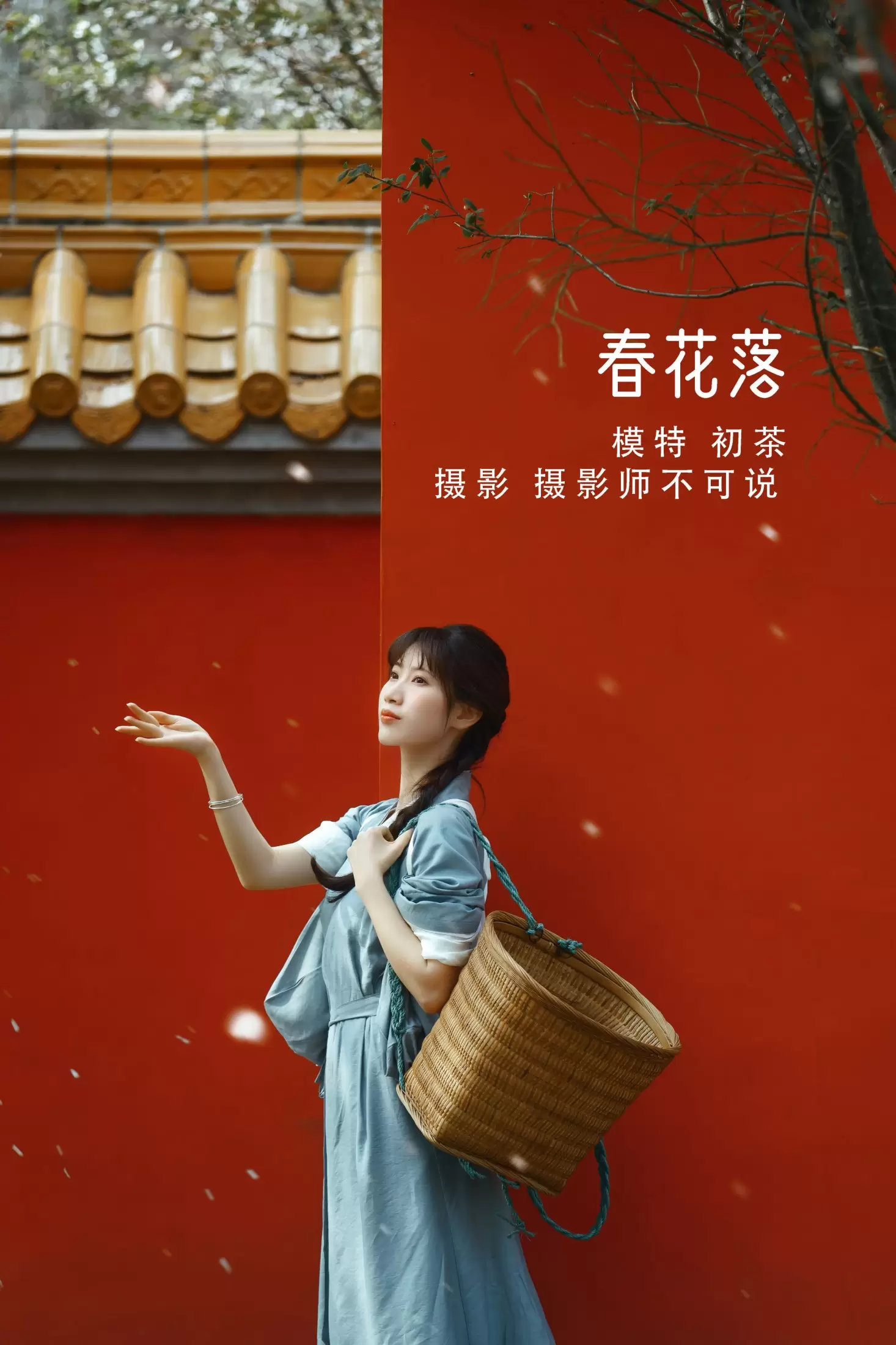 初茶 – 《春花落》[35P] - 秀人网免费无水印在线套图写真