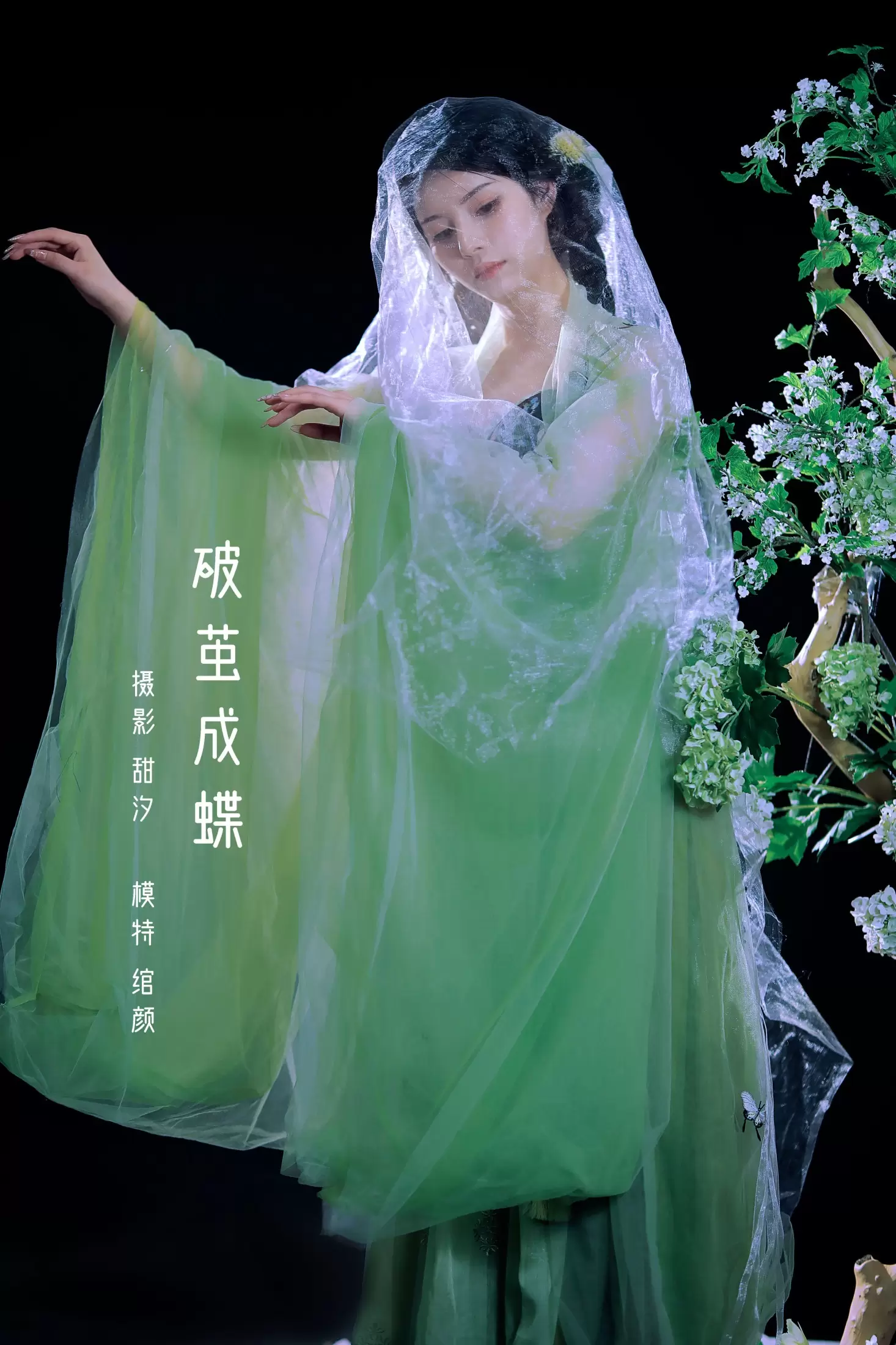 绾颜 – 《破茧成蝶》[21P] - 秀人网免费无水印在线套图写真