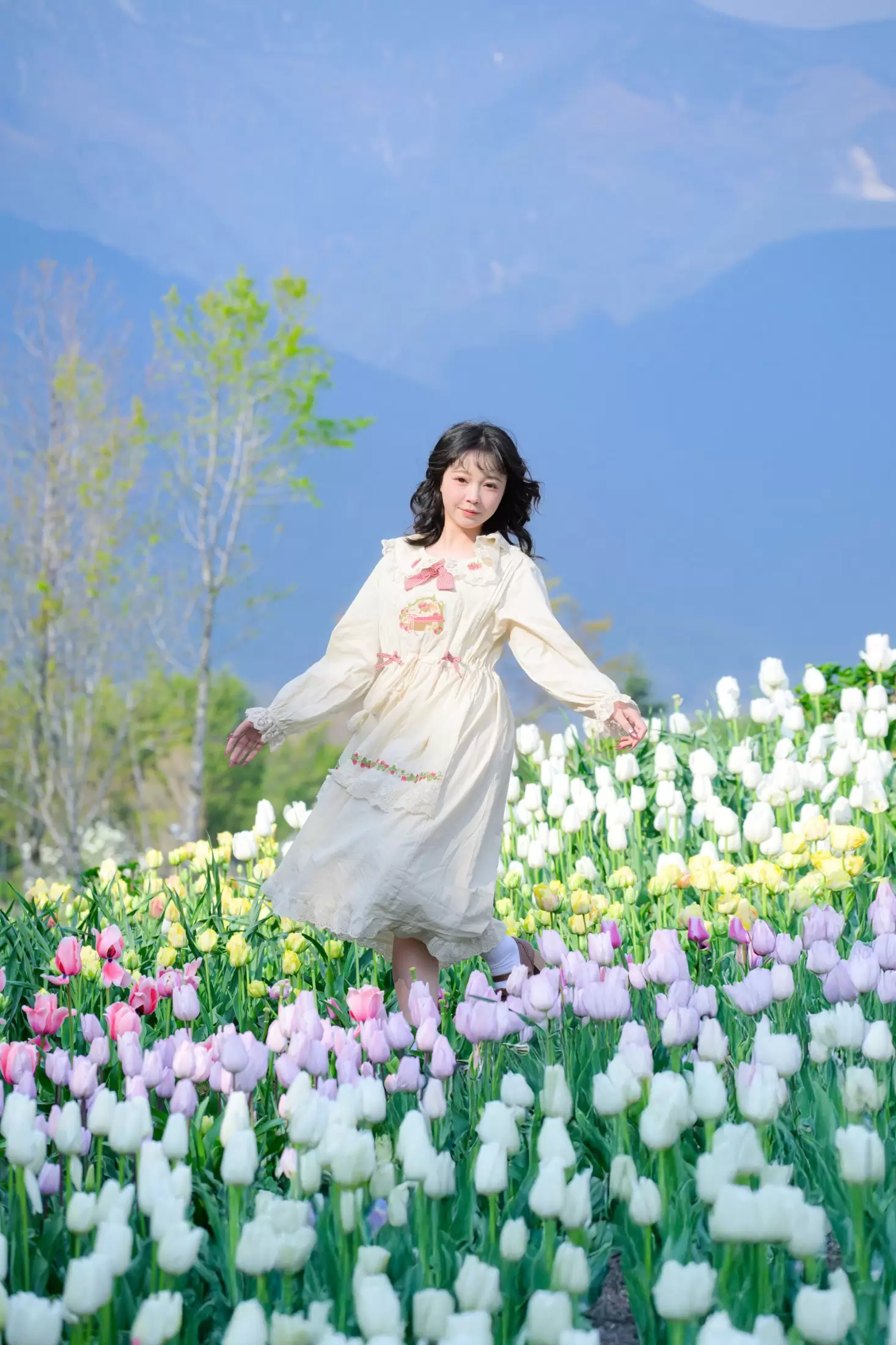 Disexi思宁 – 《鲜花人间》[20P] - 秀人网免费无水印在线套图写真