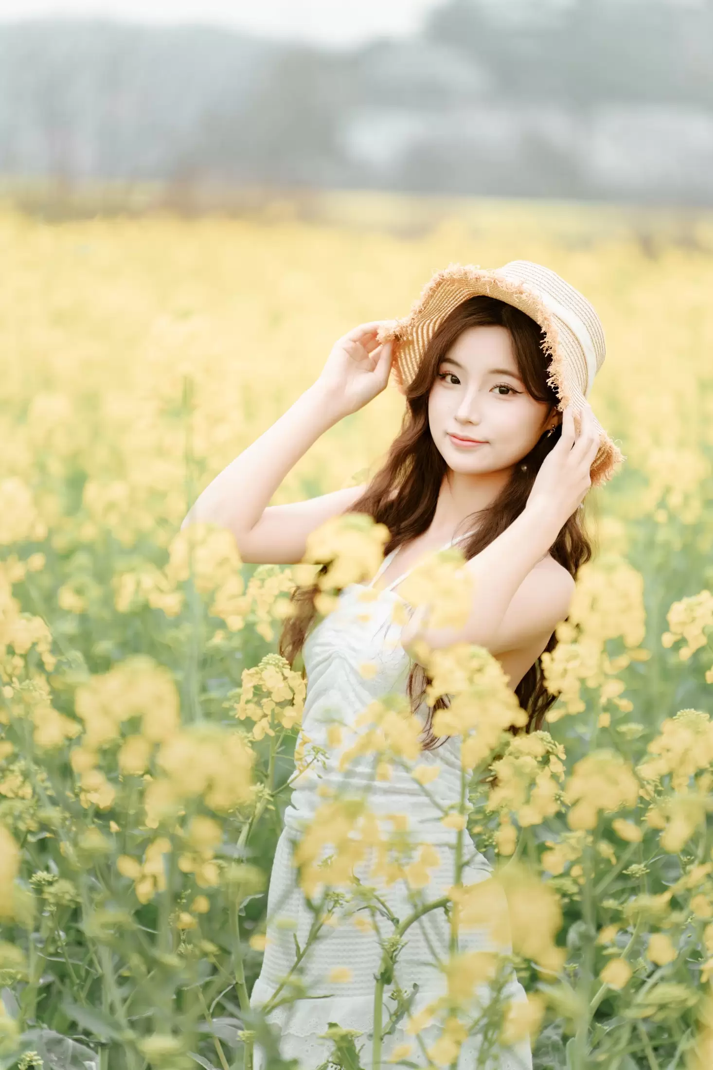 什么时候养小狗 – 《在阴雨天的油菜花田》[29P] - 秀人网免费无水印在线套图写真