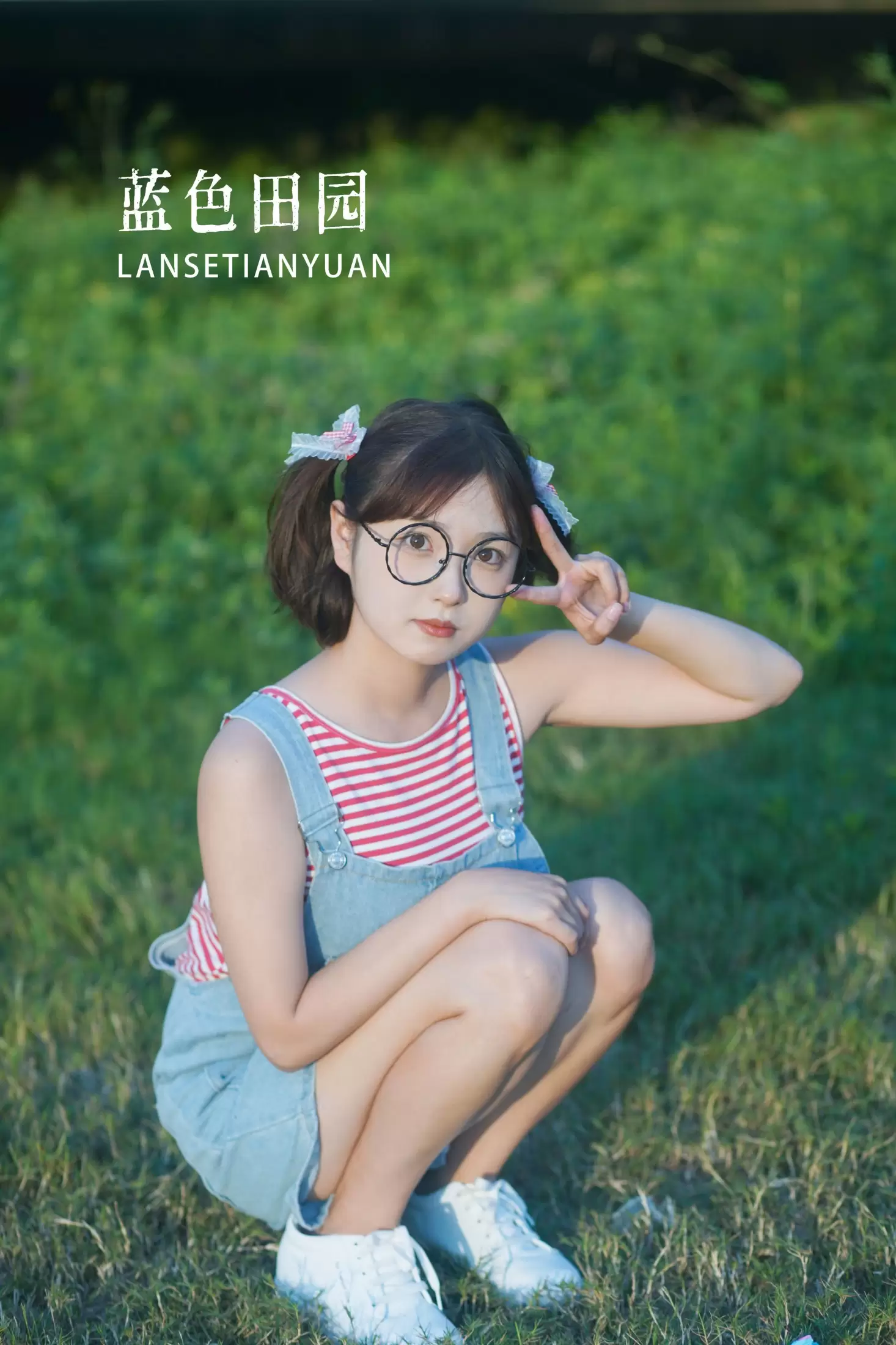 -炸鸡冰可乐- – 《蓝色田园》[23P] - 秀人网免费无水印在线套图写真