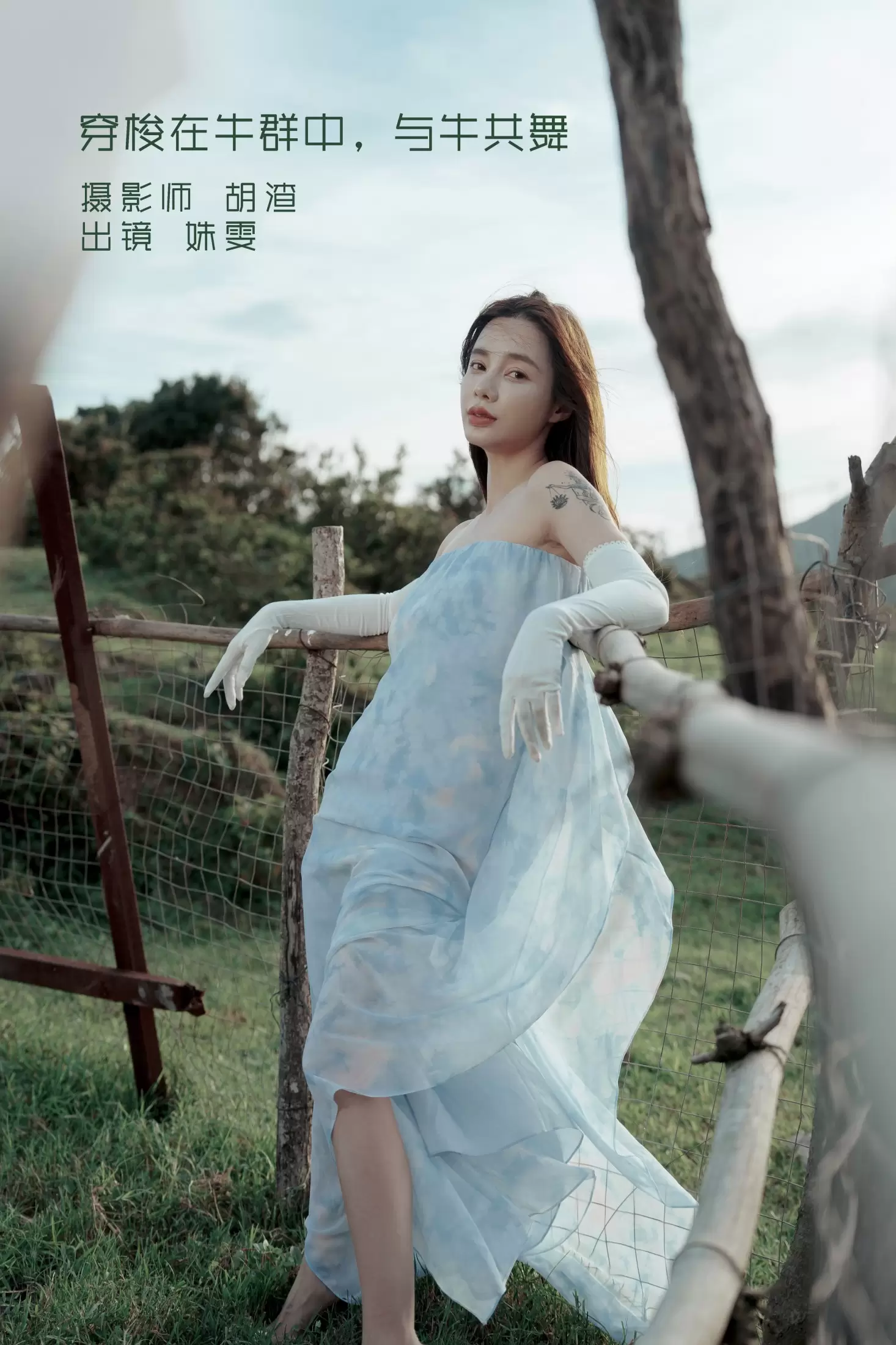 姝雯同学 – 《穿梭在牛群中，与牛共舞》[43P] - 秀人网免费无水印在线套图写真