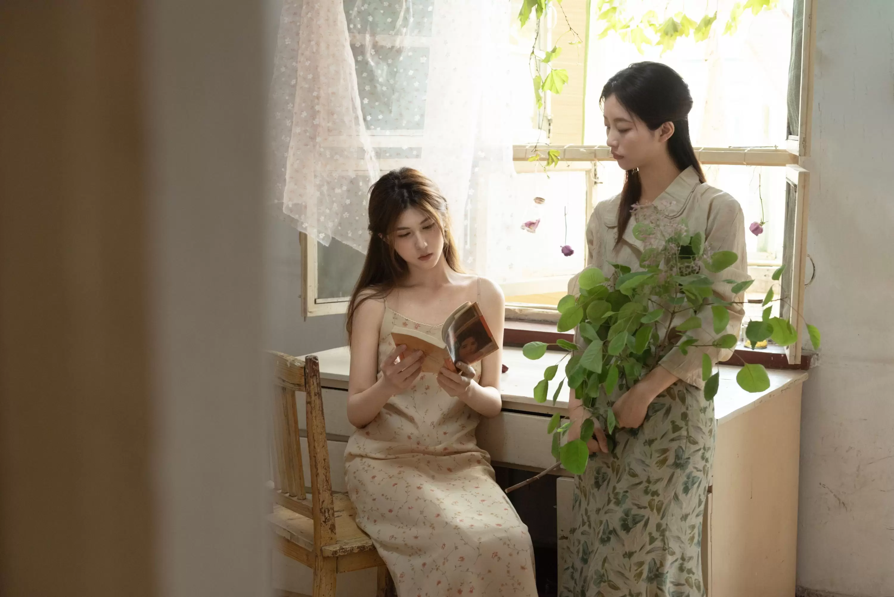 小雨 小一 – 《双生花丨你的心跳》[22P] - 秀人网免费无水印在线套图写真