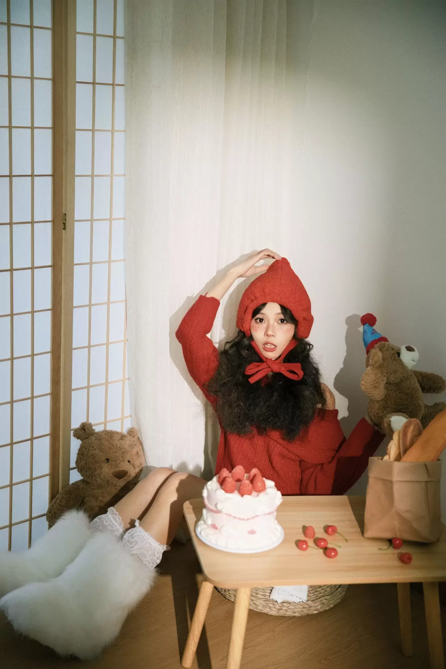 蛋糕 – 《昭和少女》[13P] - 秀人网免费无水印在线套图写真