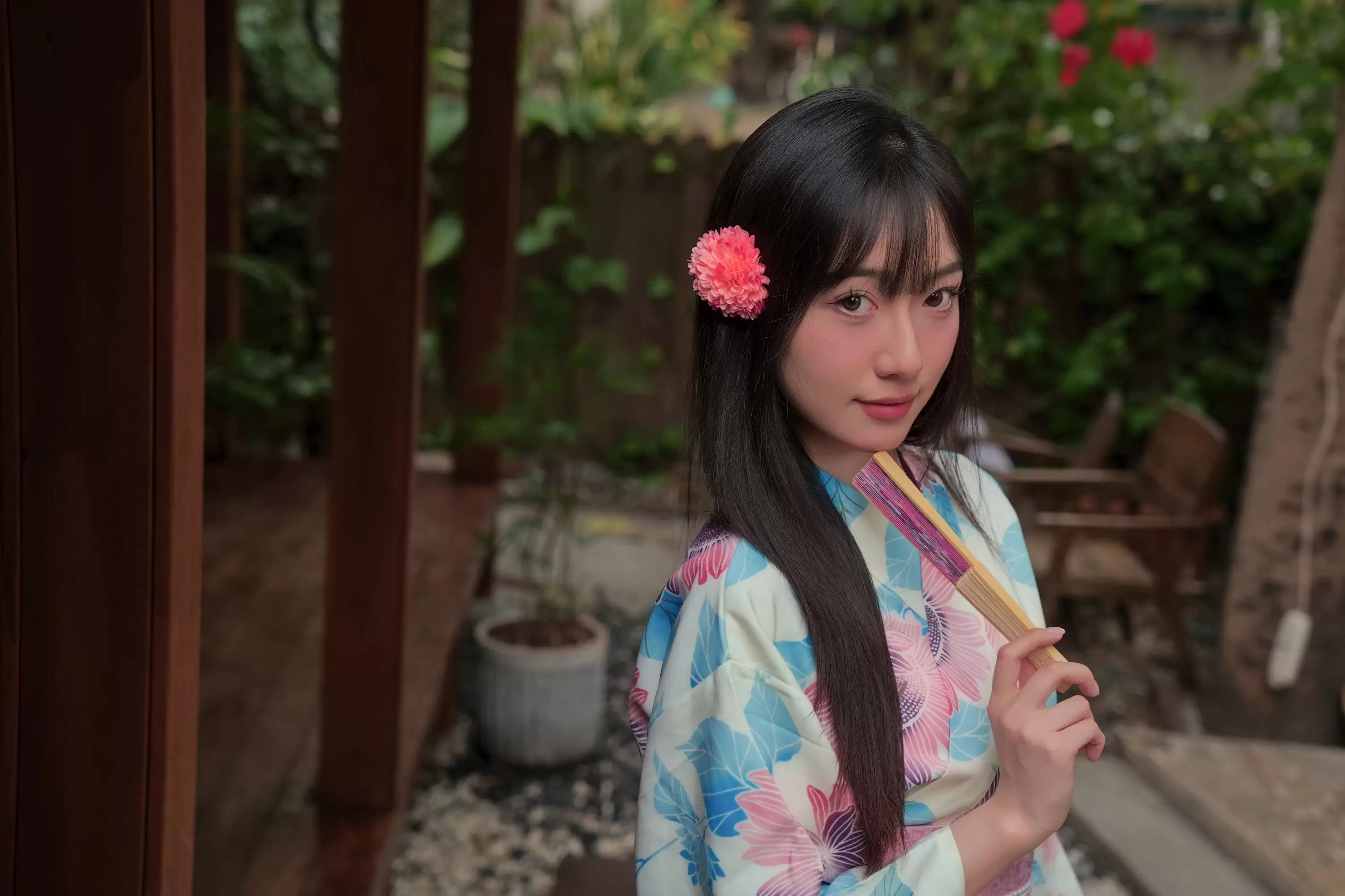 KK – 《和服少女的日系松弛感瞬间》[27P] - 秀人网免费无水印在线套图写真