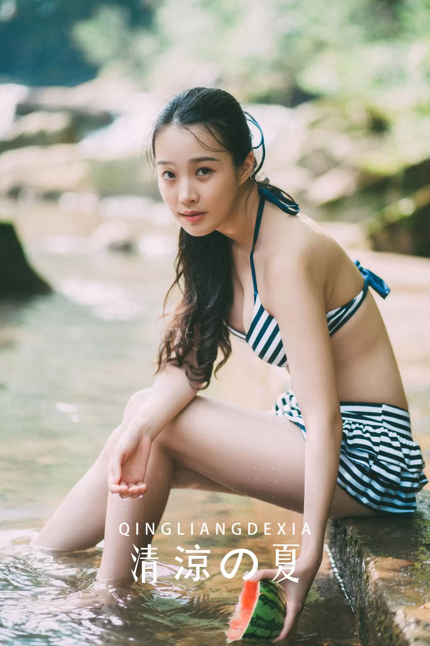 茶架 – 《清涼の夏》[28P] - 秀人网免费无水印在线套图写真