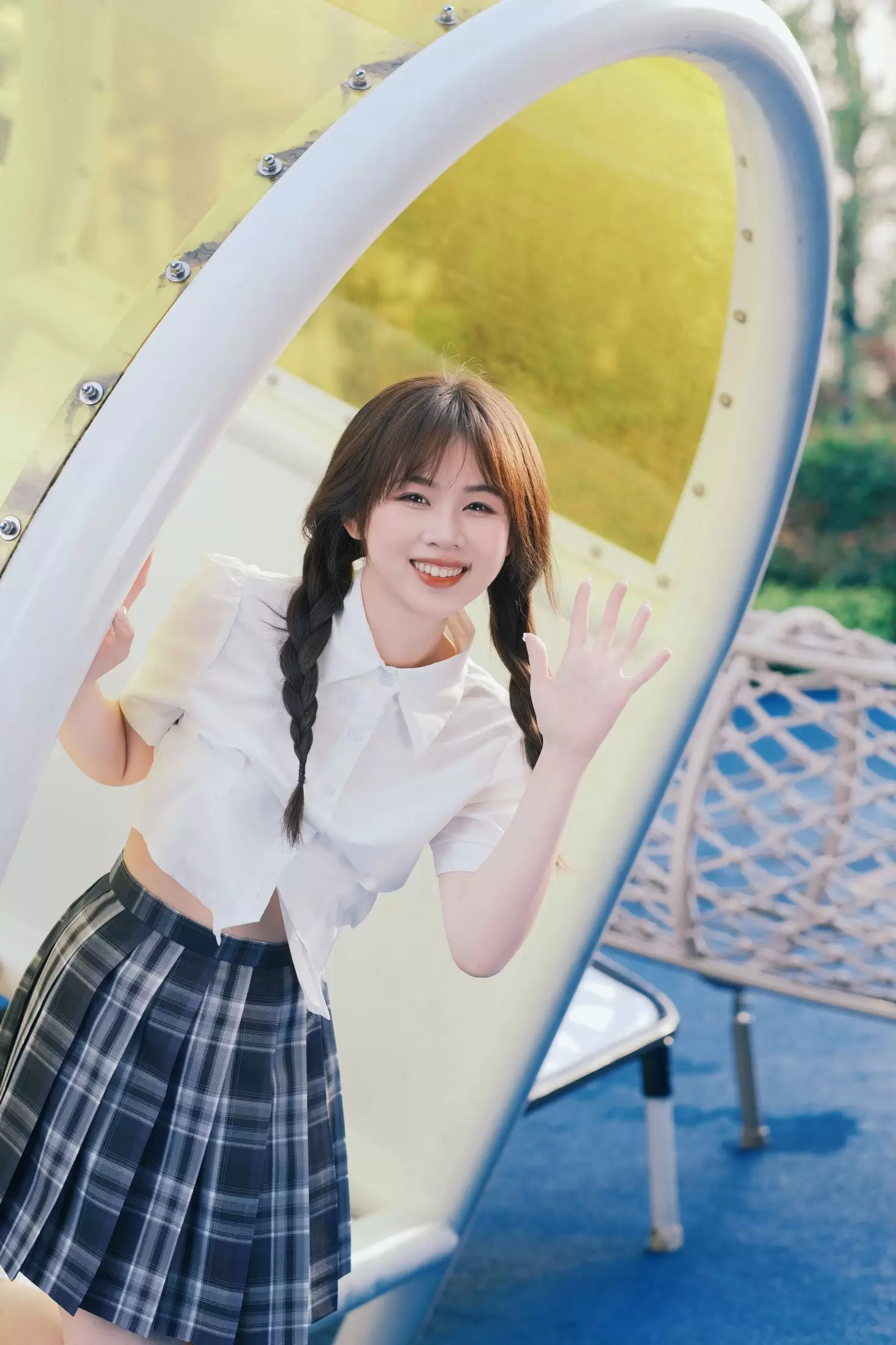 泡芙小方 – 《一起去游乐园吧》[20P] - 秀人网免费无水印在线套图写真