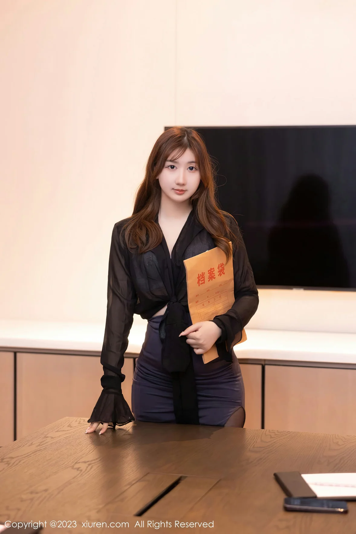 XiuRen 秀人 No.6848 江真真 魅惑黑丝性感写真33 [79P] - 秀人网免费无水印在线套图写真