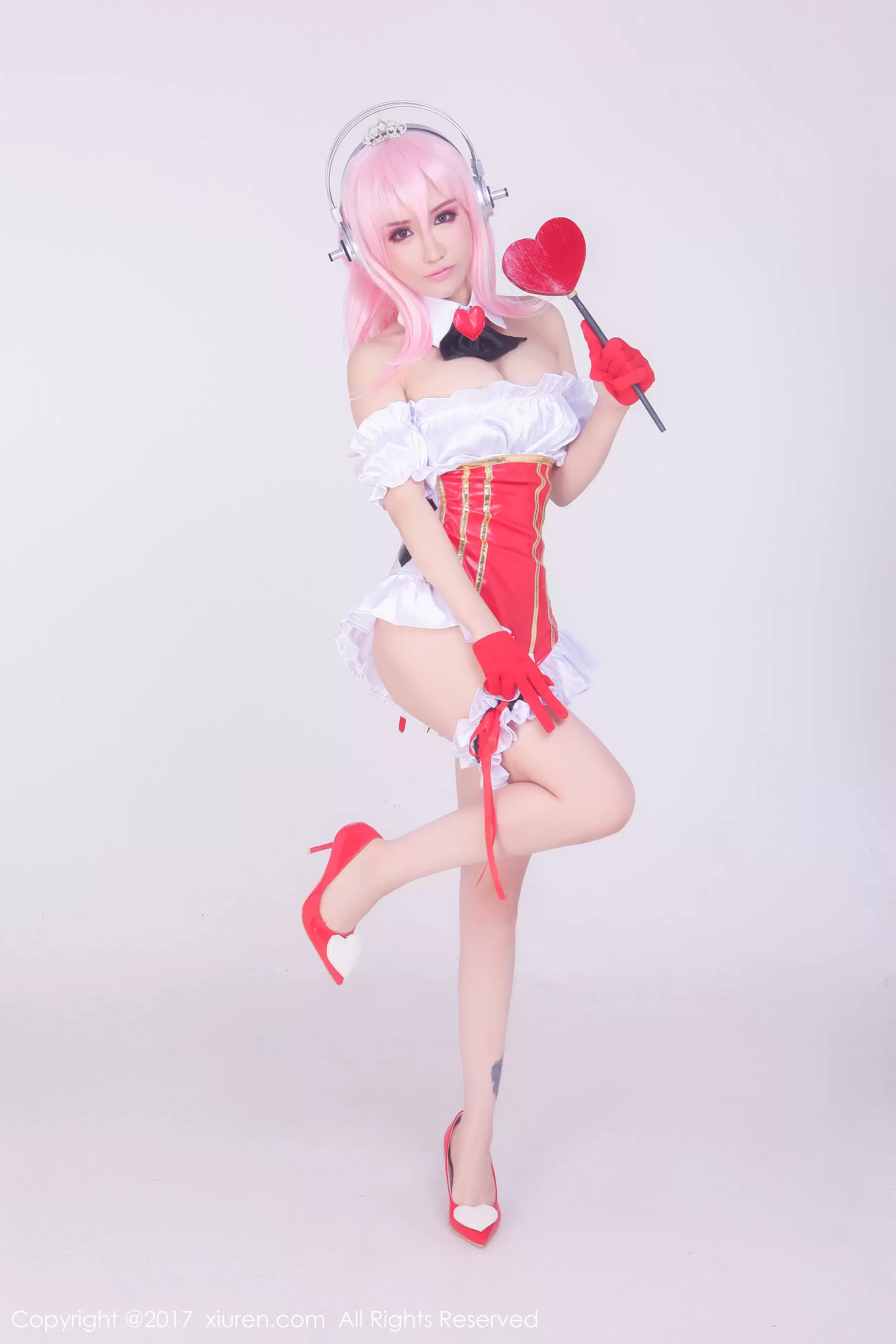 K8傲娇萌萌Vivian《COS超级索尼子+梦幻七彩裙子》 秀人网XIUREN No.722 - 秀人网免费无水印在线套图写真