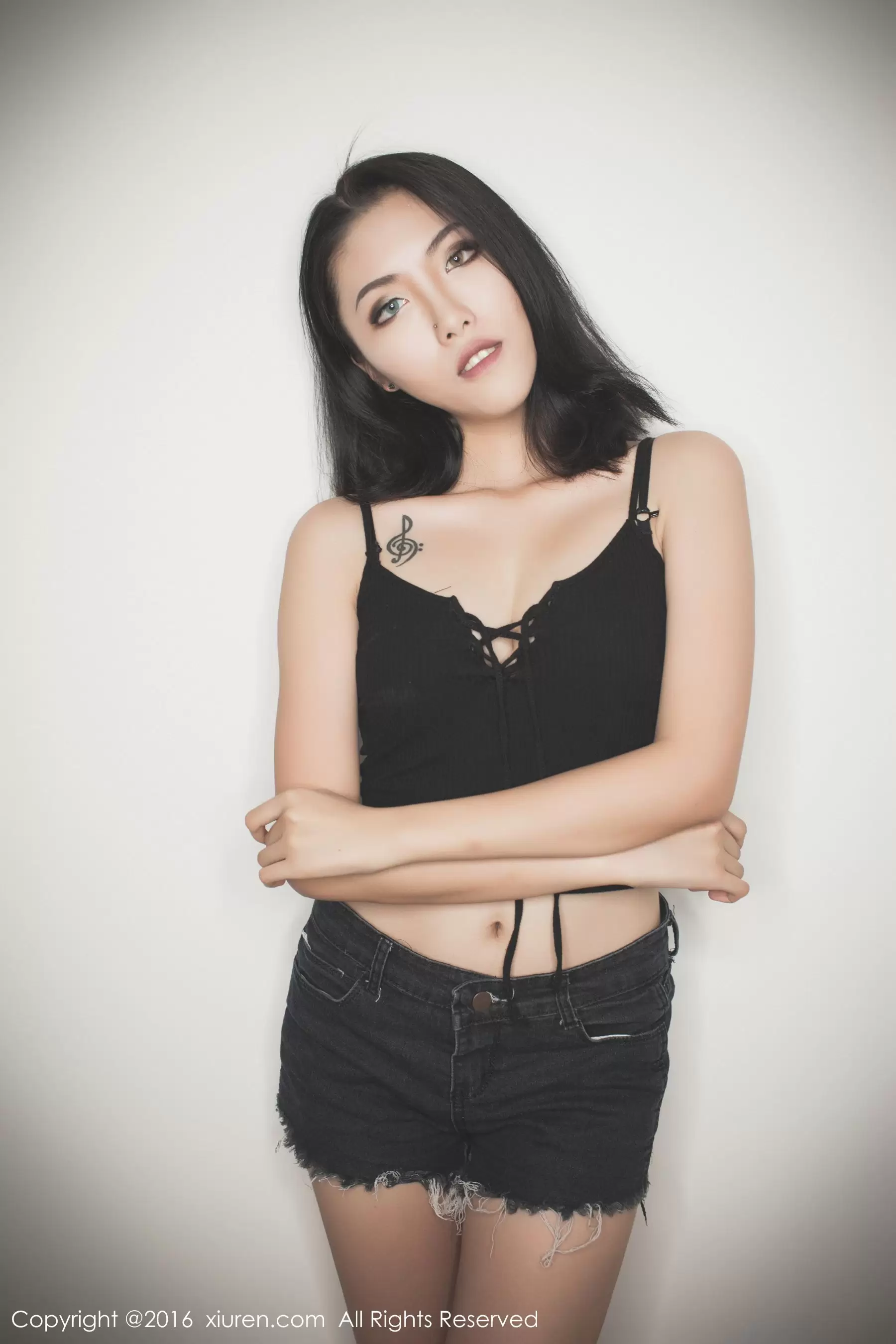 BOBO_xk(黎蒨垚)《热裤+内衣系列》 秀人网 No.617 - 秀人网免费无水印在线套图写真