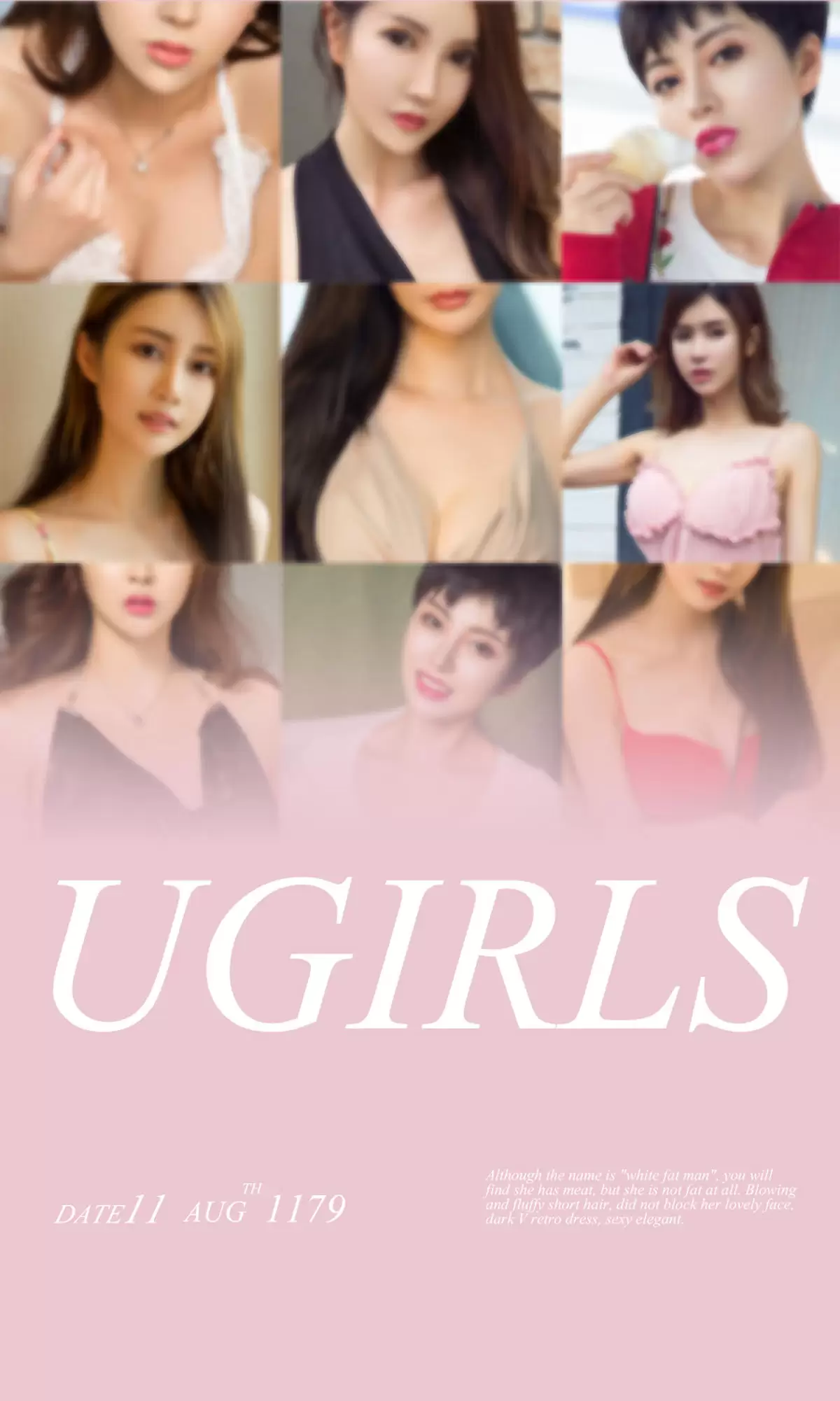 UGirls 爱尤物 No.1179 金卓然、陈一、田小燕、金禹熙、木子、陈美玉、米琪 朵朵浪花 [35P] - 秀人网免费无水印在线套图写真