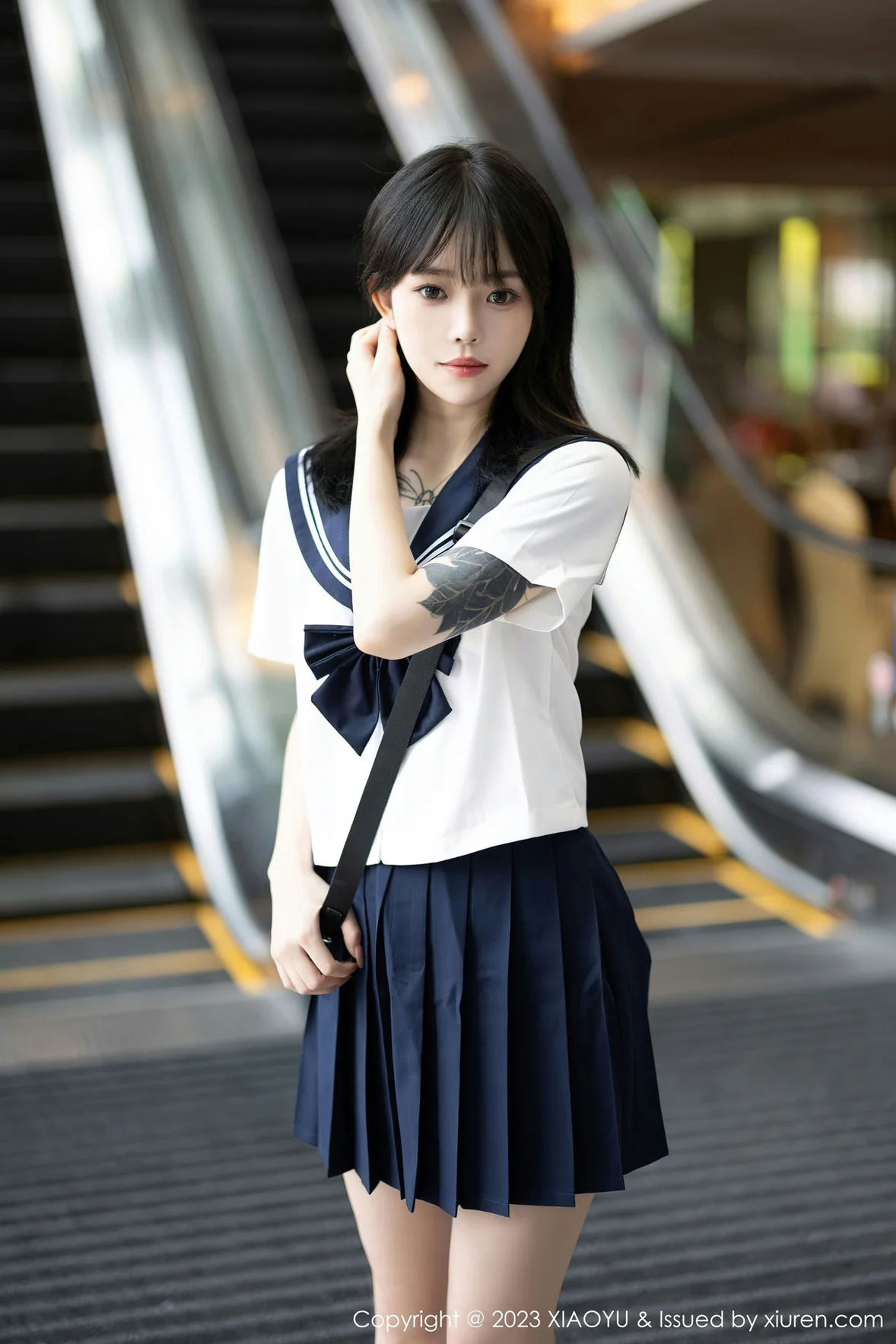 XIAOYU 语画 Vol.1087 奶瓶. 白色学妹服饰性感写真 [89P] - 秀人网免费无水印在线套图写真