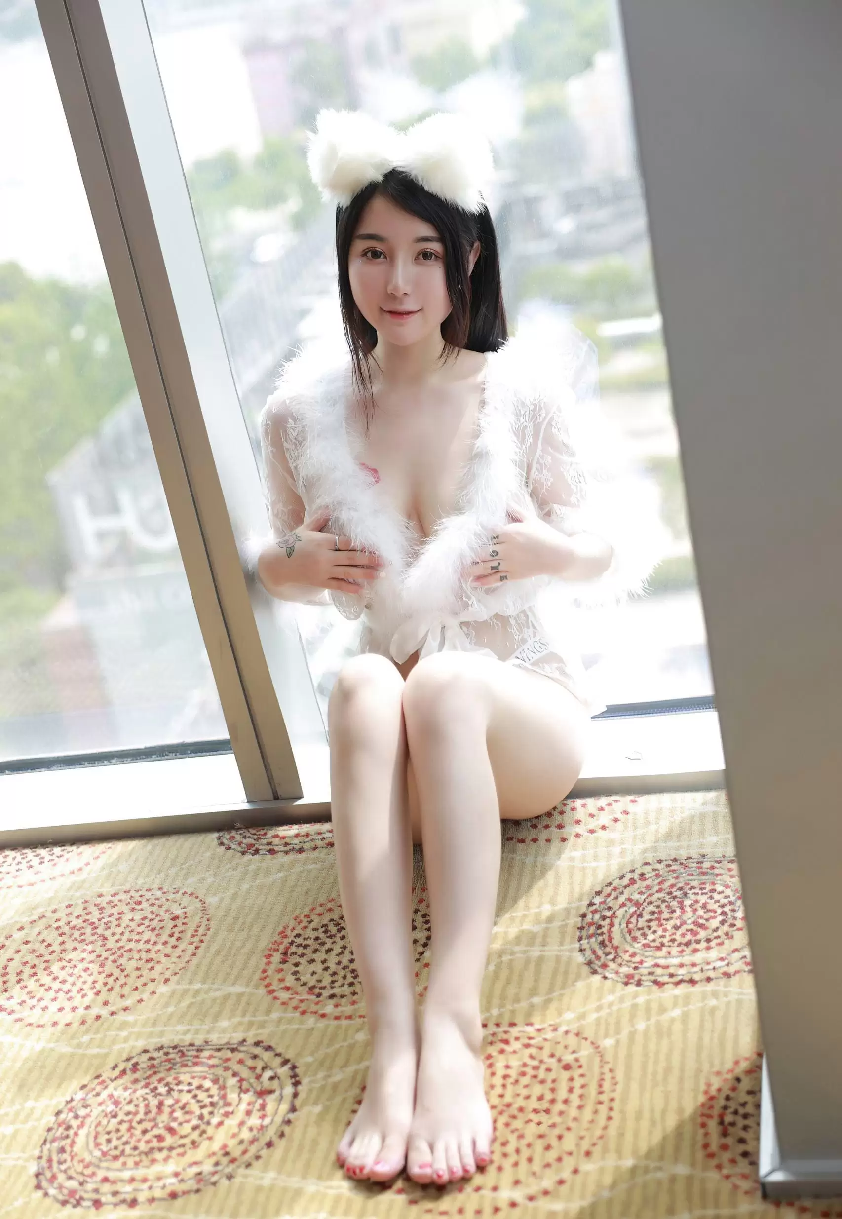 模范学院 Vol.353 美七Mia - 秀人网免费无水印在线套图写真