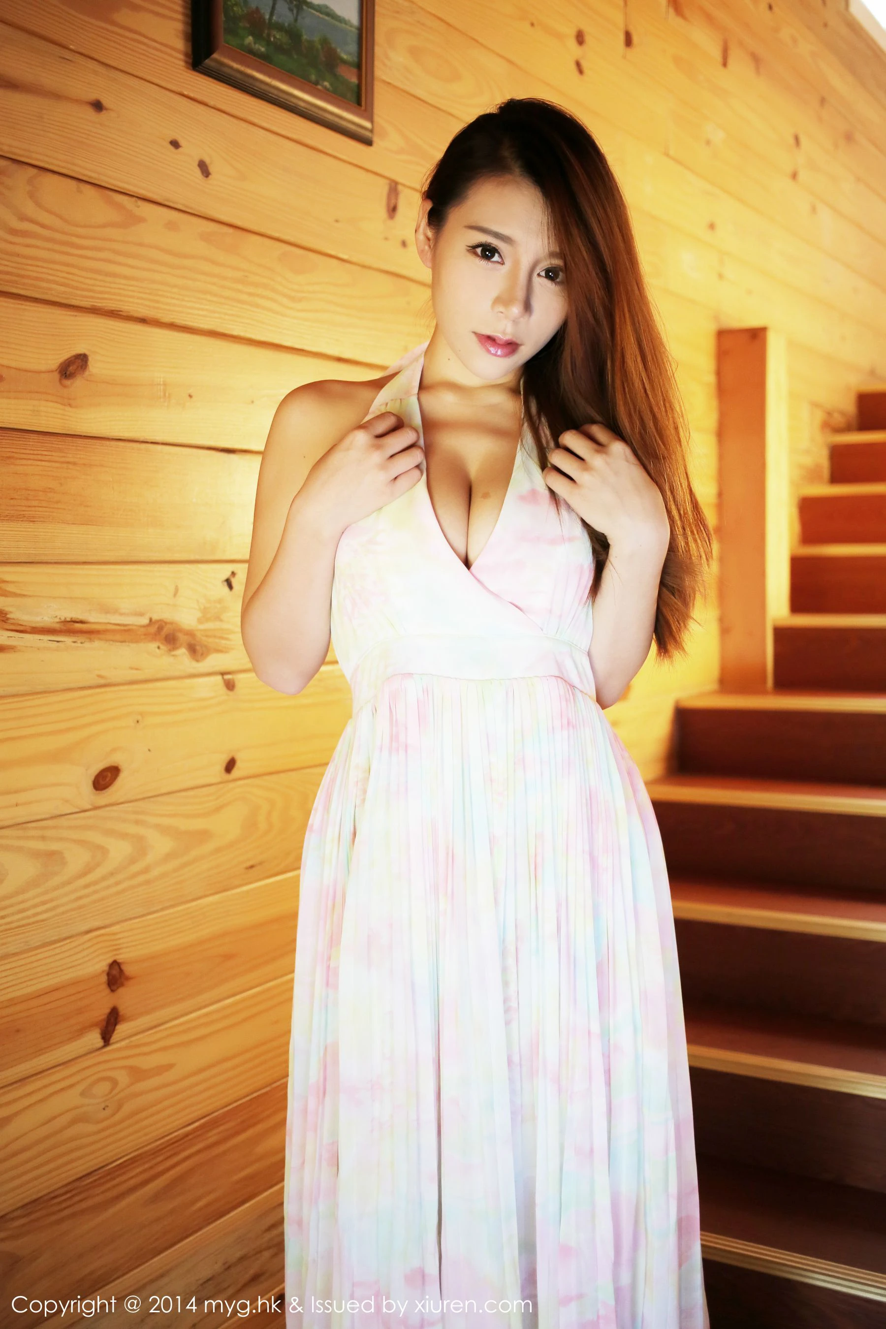 Vetiver嘉宝贝儿《厦门旅拍》清新长裙+内衣+比基尼 美媛馆 Vol.074 - 秀人网免费无水印在线套图写真
