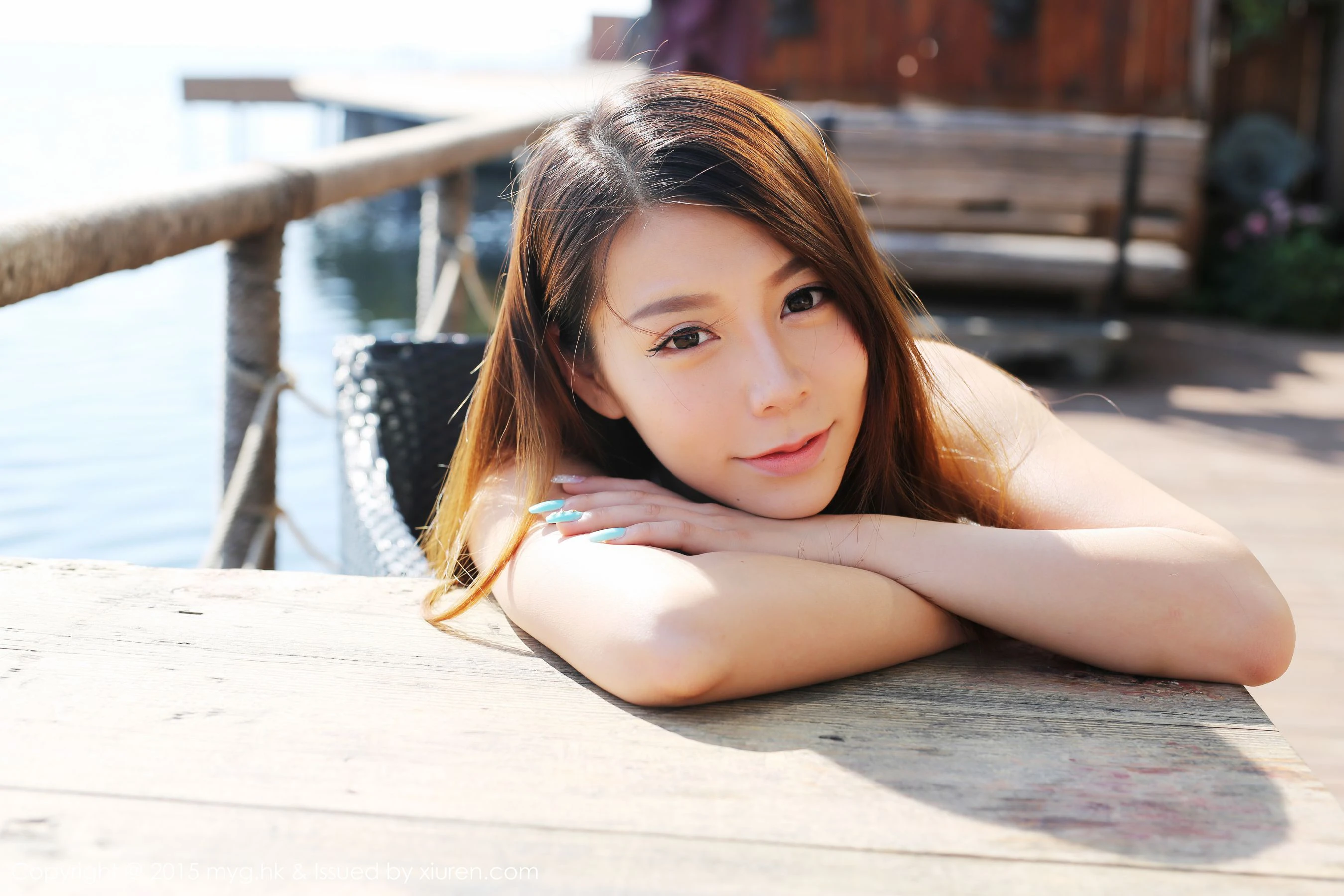 Vetiver嘉宝贝儿《小清新唯美长裙+牛仔装》 美媛馆 Vol.106 - 秀人网免费无水印在线套图写真