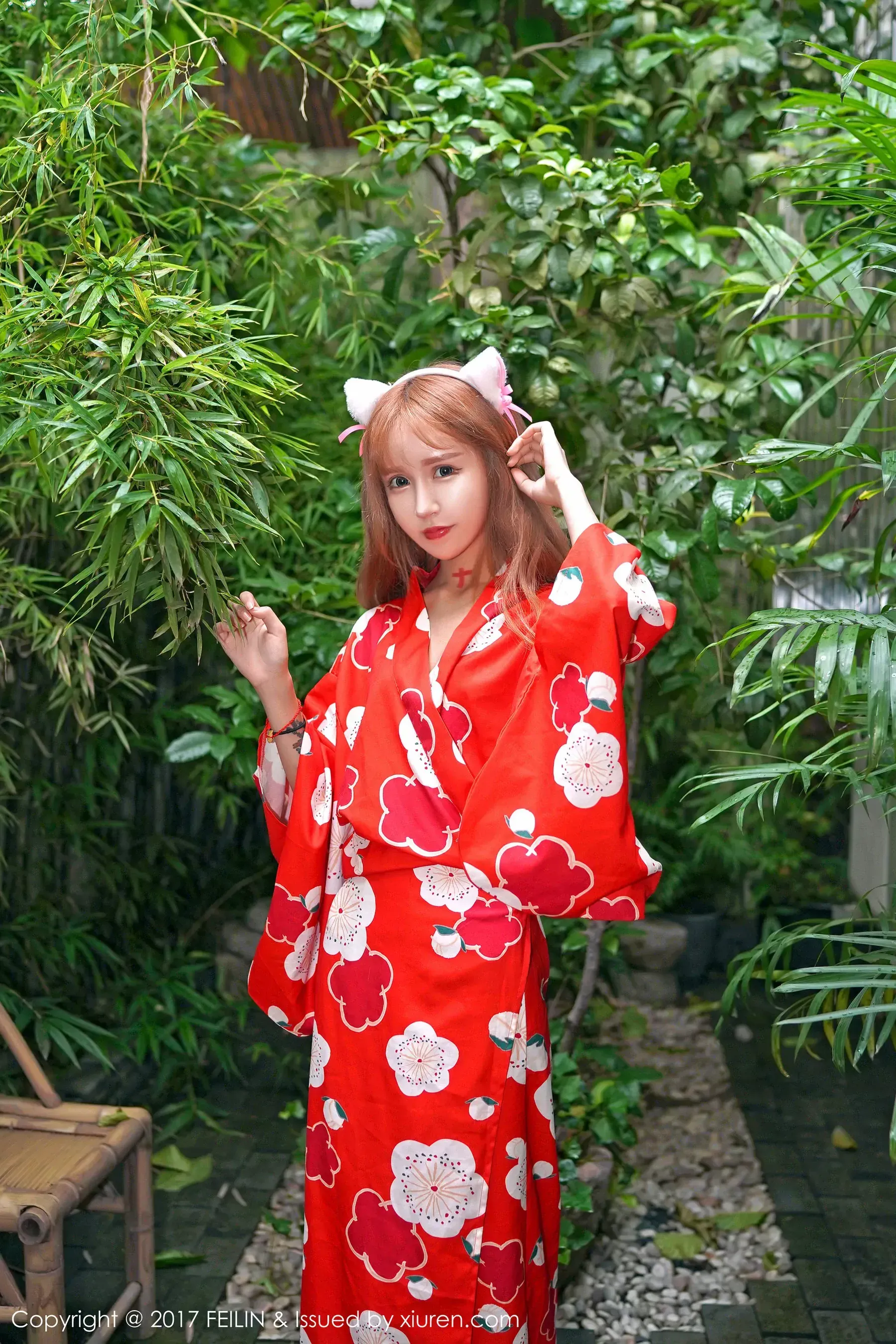 顾北北《和服猫女，柔桡轻曼，妩媚纤弱》 嗲囡囡 VOL.102 - 秀人网免费无水印在线套图写真