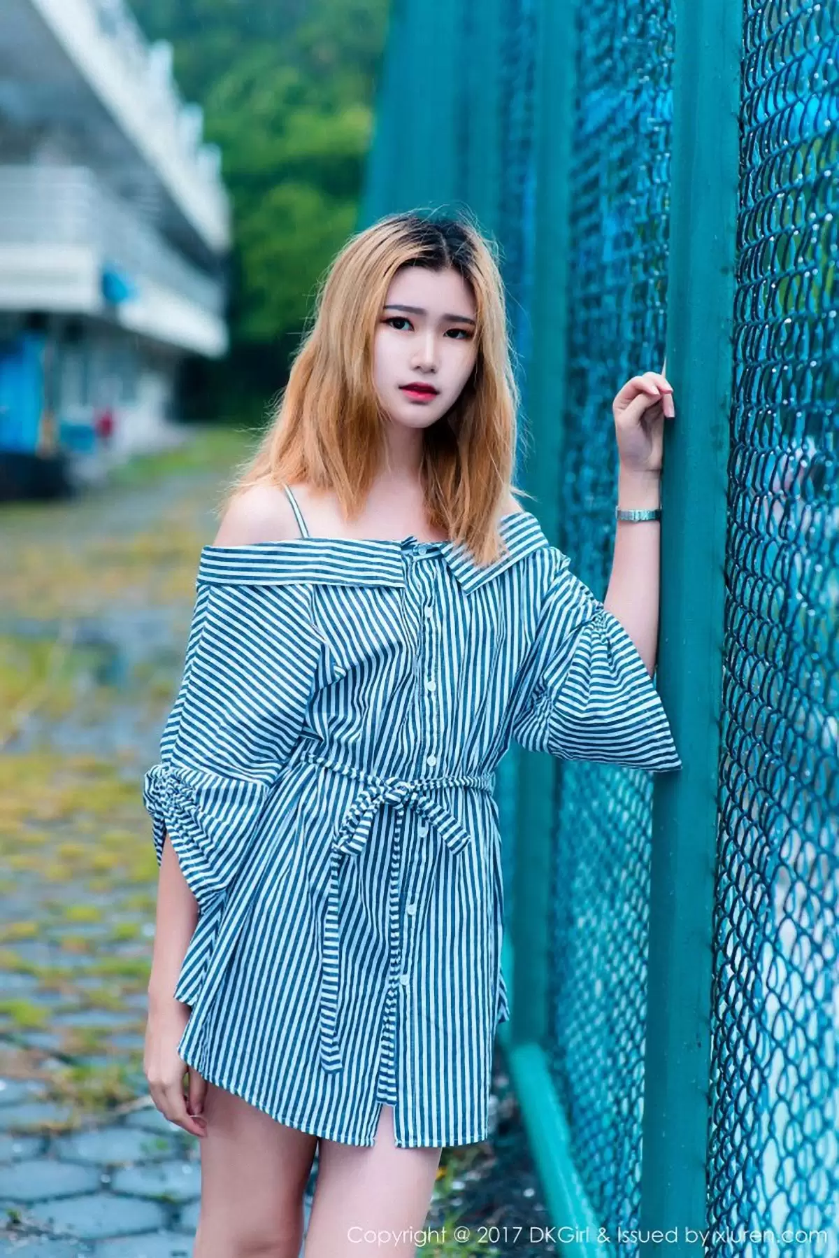 Ting婷婷《172长腿美人，户外大尺度露出》 御女郎DKGirl Vol.038 [31P] - 秀人网免费无水印在线套图写真