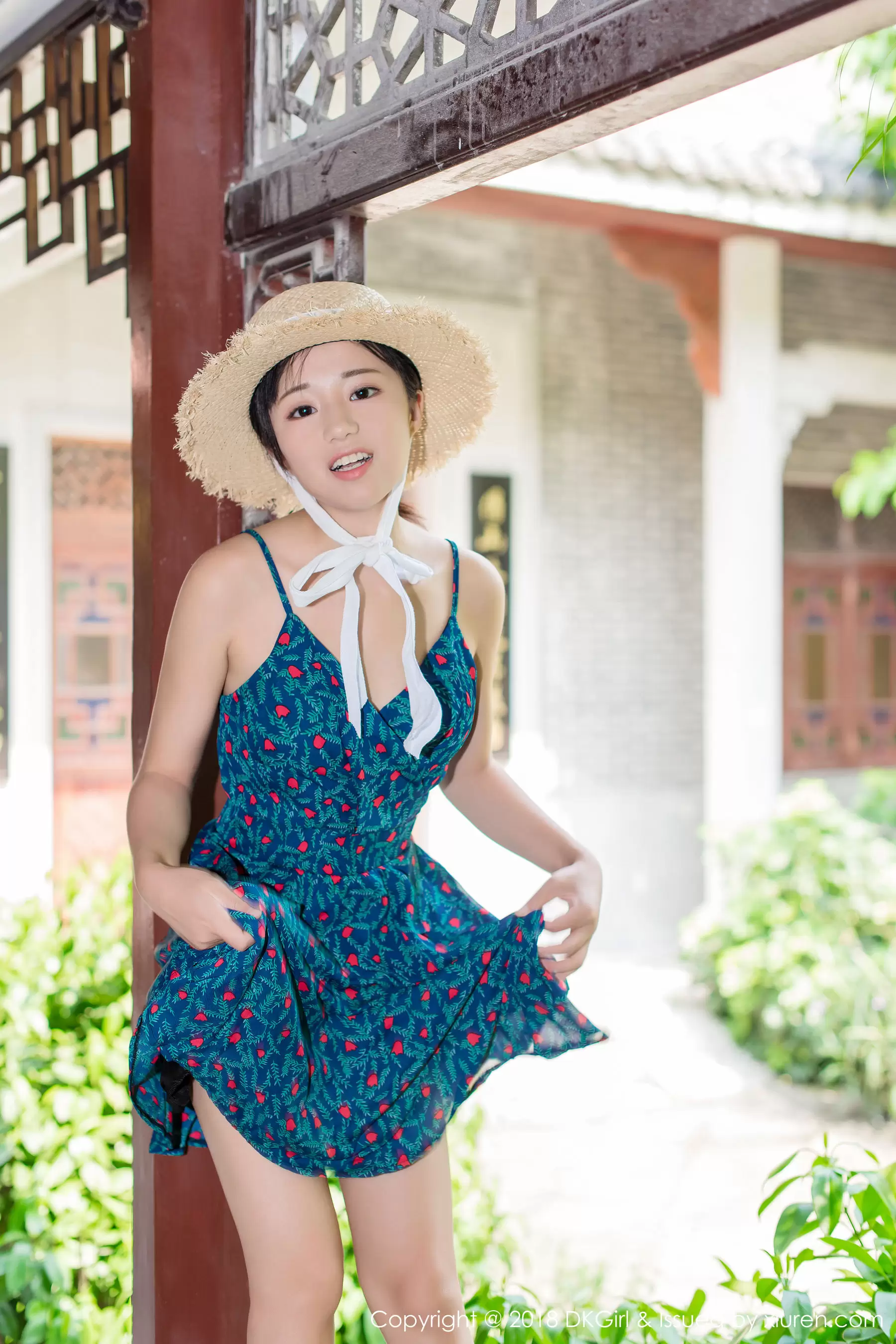 苍井优香《清纯甜美草帽少女》 御女郎DKGirl Vol.055 [53P] - 秀人网免费无水印在线套图写真