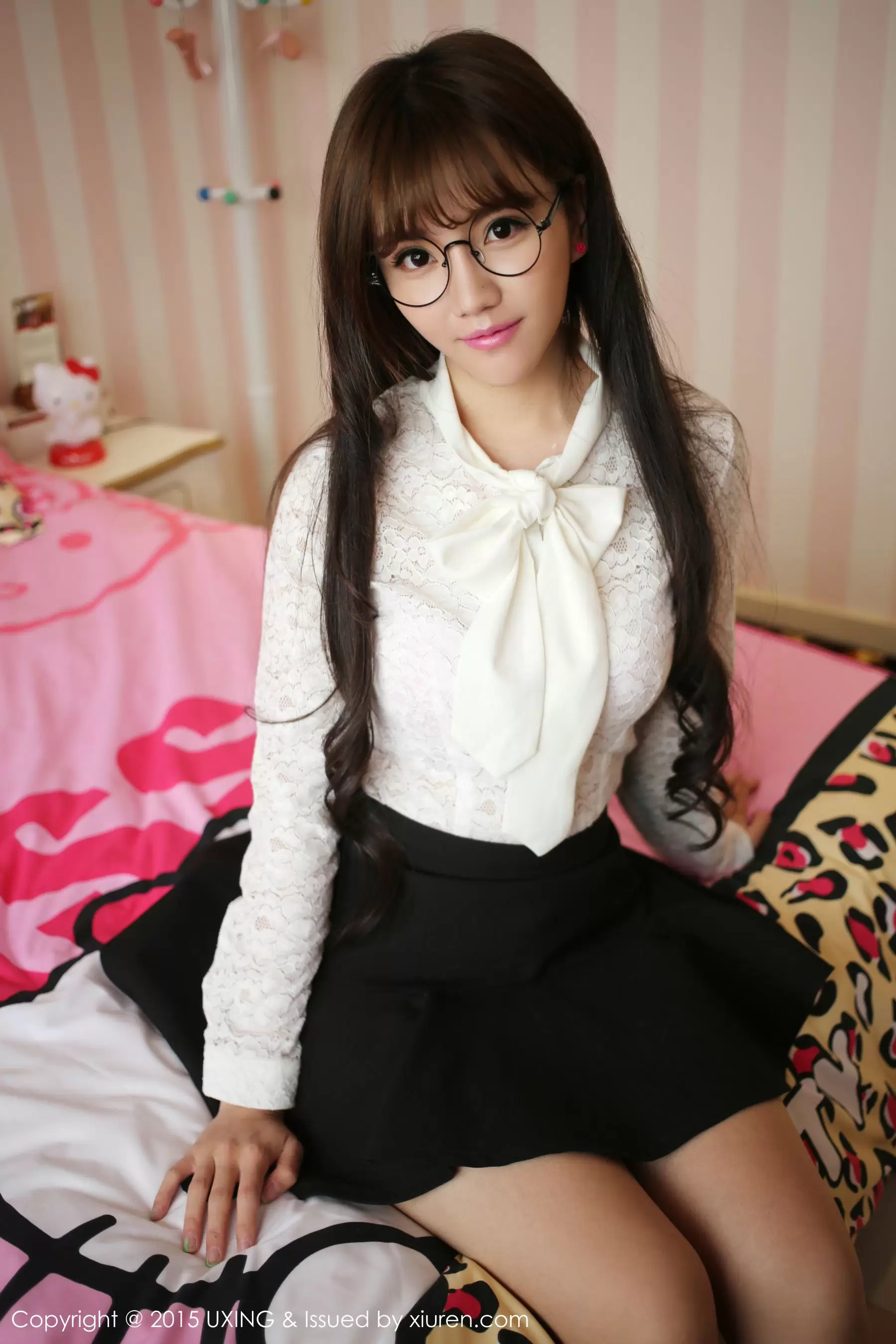 艾西Ashley – 极品清新女神写真集 UXING优星馆 Vol.007 [52P] - 秀人网免费无水印在线套图写真