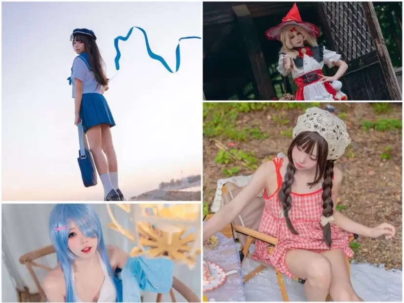 咬一口兔娘(黏黏团子兔) 最新写真合集 222套