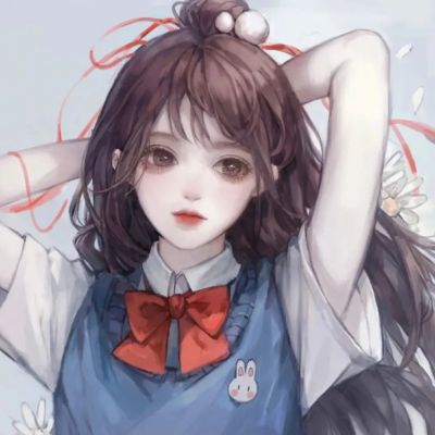 卡通头像大全可爱手绘女生，精致唯美成熟稳重气质女人